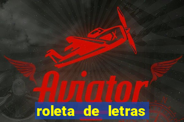 roleta de letras stop online